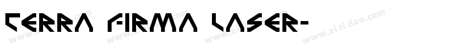 Terra Firma Laser字体转换